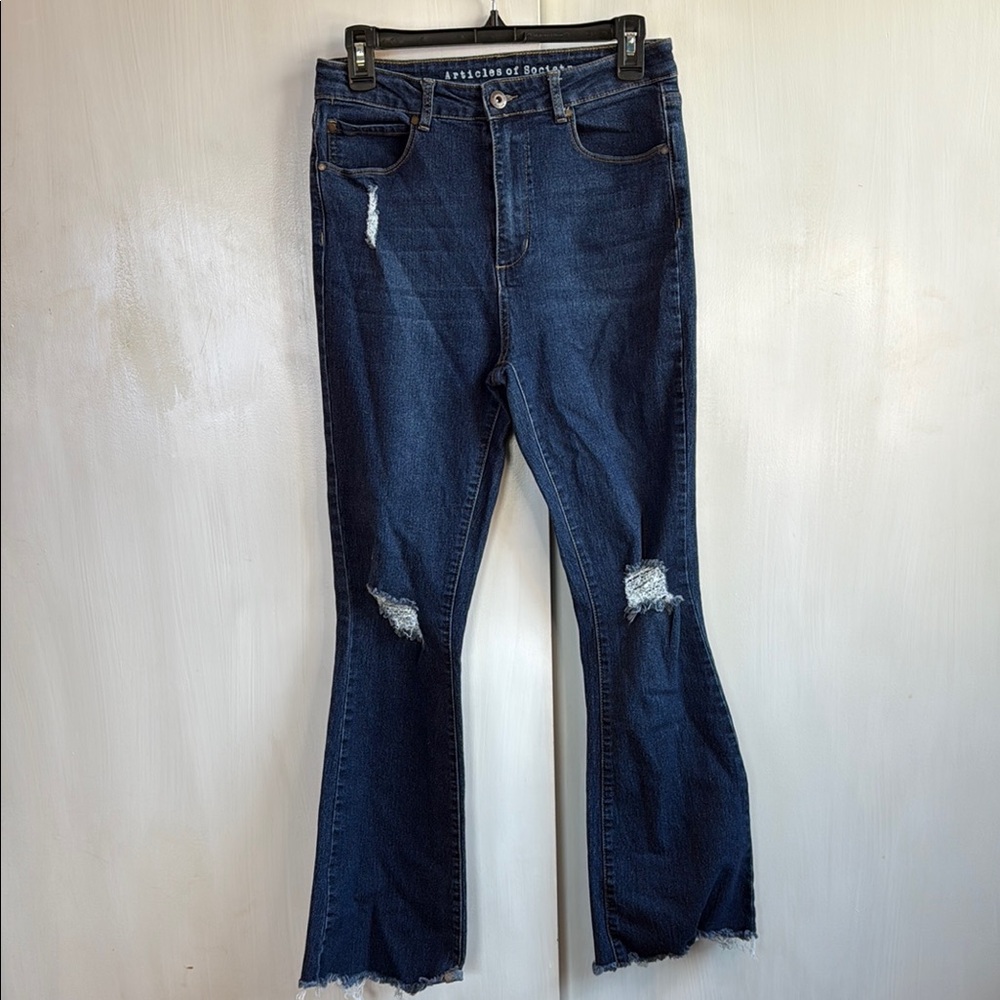 Articles of Society Distressed Flare Jeans